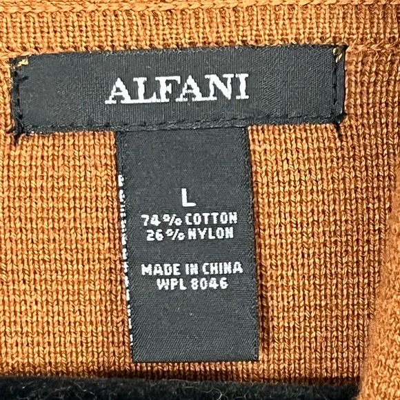 Alfani Women's Burnt Orange Sweater Size L - Picture 4 of 4